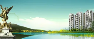 欧式房地产海报设计banner高清