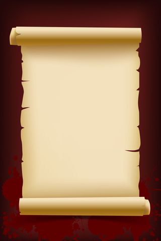 矢量复古牛皮纸卷轴创意背景高清