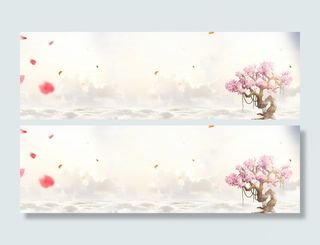 中国风古代仙侠风banner海报高清