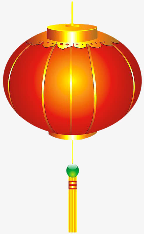 红灯笼装饰素材免抠