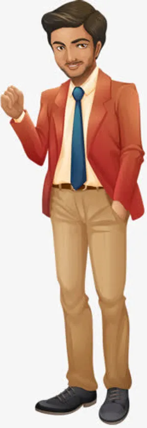 上班族卡通素材免抠