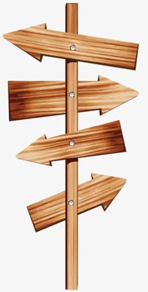 箭头指路牌免抠