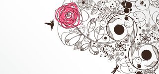 唯美花纹背景高清