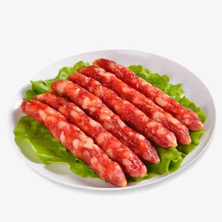美味的腊肠实物图免抠