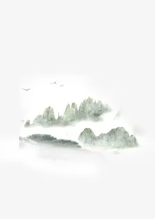 青山中国风古风免抠