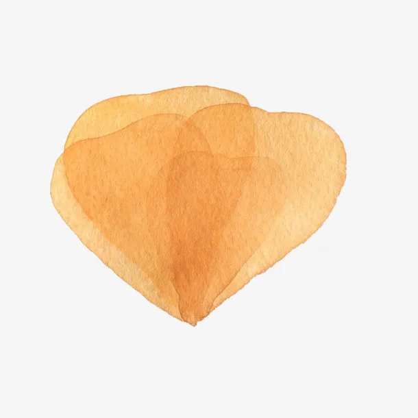 橘色唯美花瓣免抠