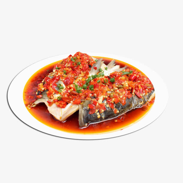 产品实物剁椒鱼头免抠