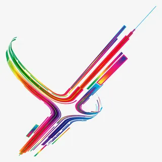 线条图案 线条效果免抠