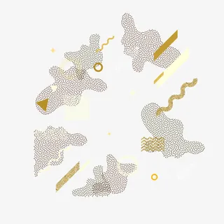 创意抽象几何素材免抠