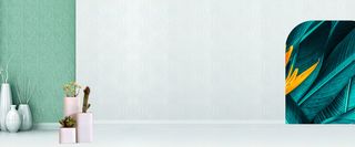 居家简约时尚扁平化banner海报背景高清