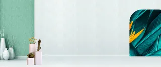 居家简约时尚扁平化banner海报背景高清