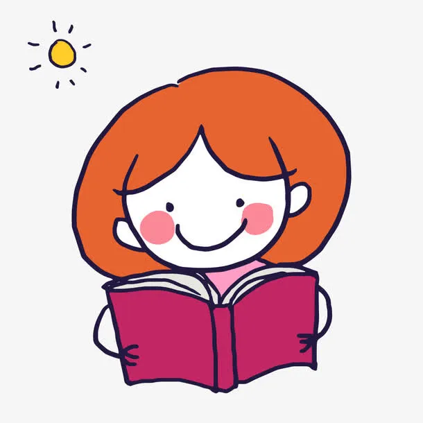 世界儿童日儿童读书教育卡通学习免抠