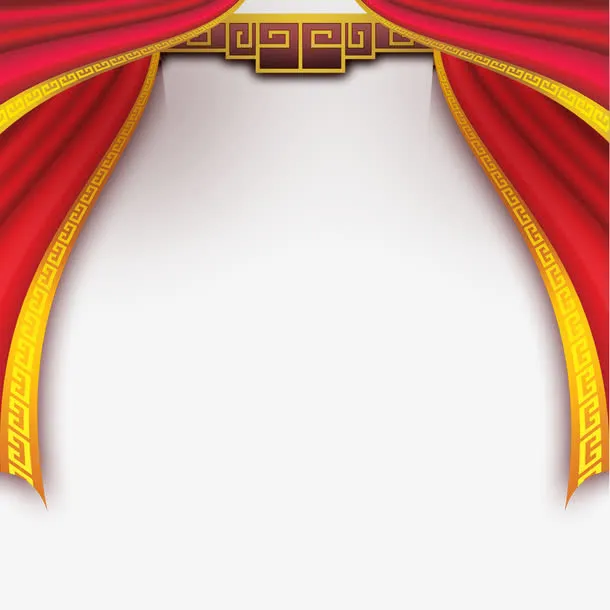 春节窗帘免抠