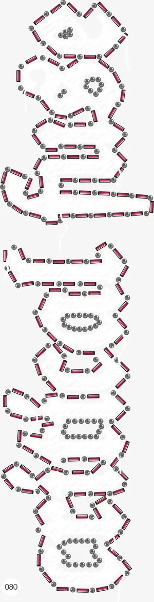 矢量花纹十字绣素材免抠