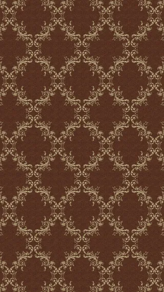 红色欧式花纹H5背景素材高清