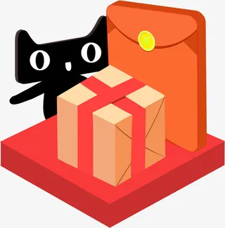 双十一元素天猫形象免抠