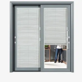 带百叶推拉门免抠