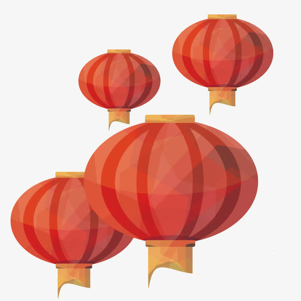 矢量挂饰灯笼免抠