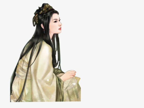 古代美女免抠