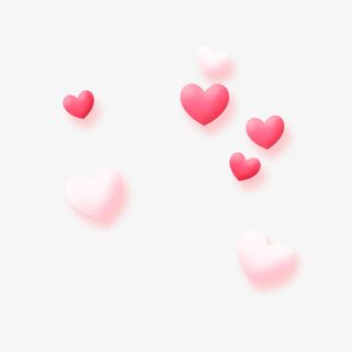 情人节红色立体的爱心PNG素材椒免抠