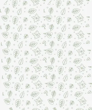 矢量手绘树叶背景