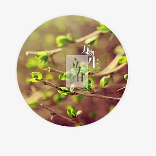 立春节日元素免抠