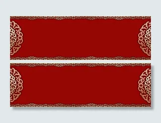 中国红大气简约海报背景高清