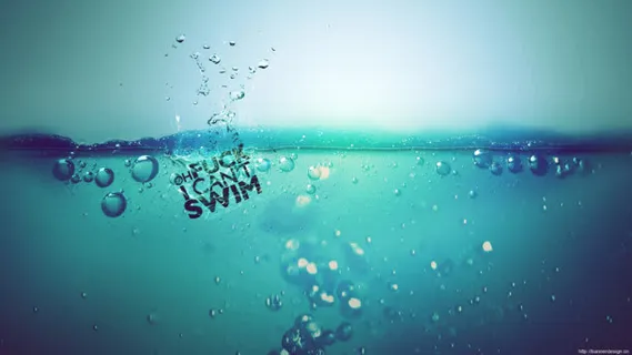 绿色液体水泡海报背景