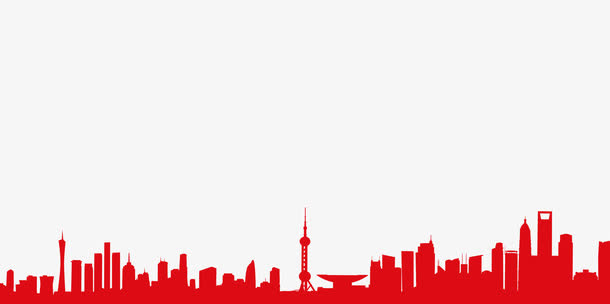 陆家嘴剪影免抠