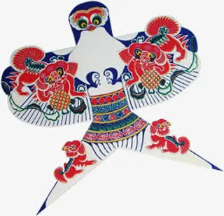 春天卡通清新风筝免抠