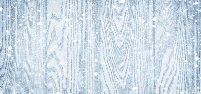 落在木板上的雪花图片高清