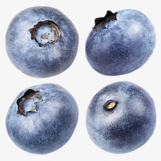 实物野生蓝莓免抠