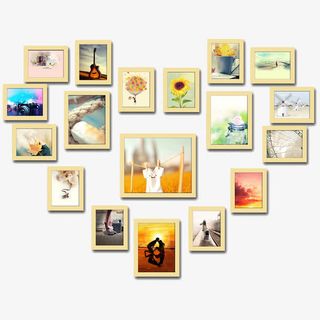 风景照片墙免抠