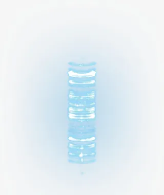 蓝色粒子光效素材免抠