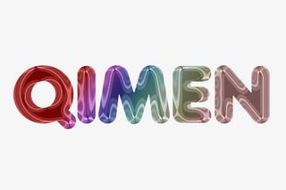 糖果风可爱渐变英文字体免抠