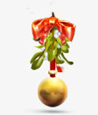 圣诞节彩球装饰免抠