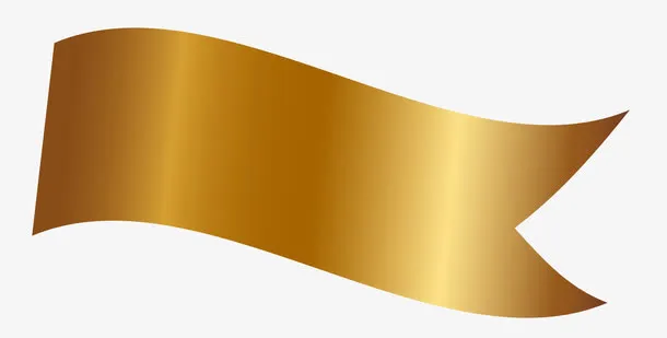 飘扬缺角纸条免抠