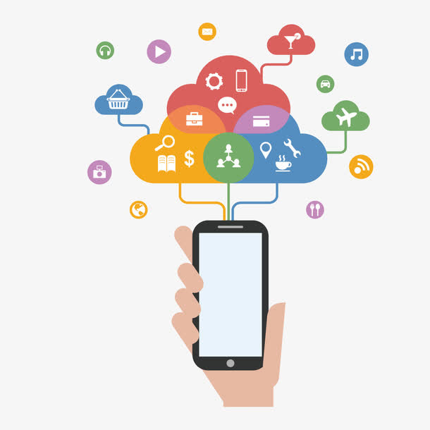 矢量手机互联网素材免抠