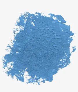 手绘颜料蓝色素材纹理免抠