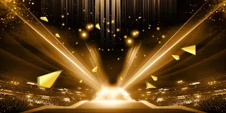 年会盛典企业年会海报高清商务科技背景