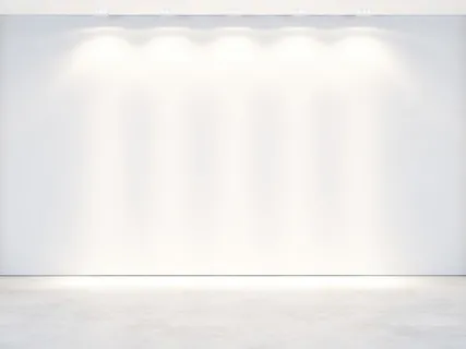 白色射灯背景墙家居背景素材高清