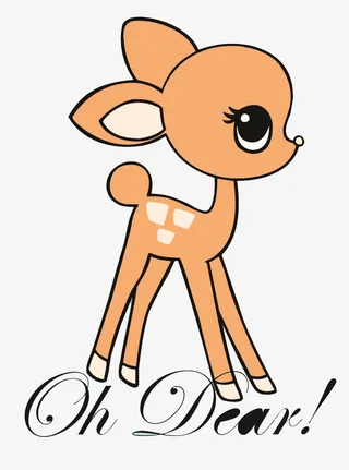 一只可爱的小鹿免抠
