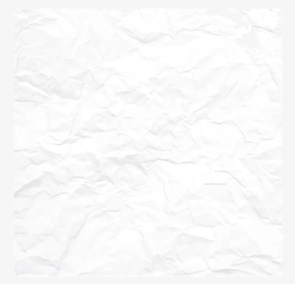 褶皱白纸免抠