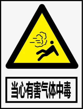 当心有害气体中毒免抠