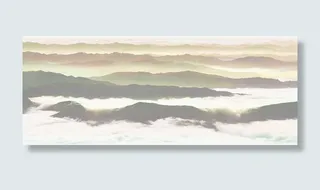 高清摄影合成手绘天空山免抠