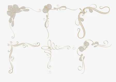 欧美风画框免抠