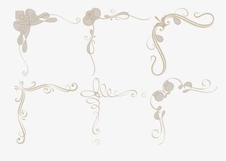 欧美风画框免抠