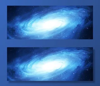 浩海宇宙banner背景免抠