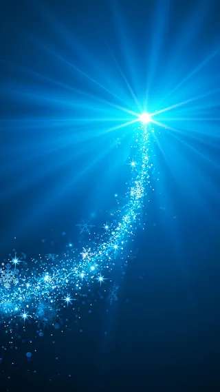 蓝色炫彩光影H5背景高清