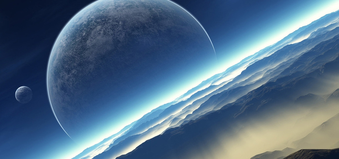 天空星球自然风光背景高清